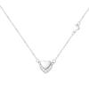 Singapur Nicho Lujo Ligero Cadena Clavícula Collar Diamante Amor Elegante Simple Diseño Combinable para Novia
