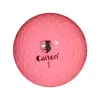 Las bolas de golf de colores cristalinos caiton son personalizadas por la fábrica de origen, las bolas de colores de dos capas se pueden personalizar con colores y logotipos