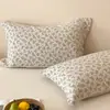 Fundas de Almohada Florales Pequeñas, un Par de Fundas de Almohada de Gasa de Algodón Puro 2026 Nuevas, Anti-Aceite para el Cabello, Funda Interior para Almohada 48X74
