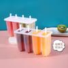 Molde de Moda de 4 Piezas Grado Alimenticio Hogar Infantil Lindo Molde para Paletas Heladas Helado DIY Molde Casero para Paletas Heladas