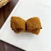 Clip de Pinza de Lazo Tejido Maillard Otoño e Invierno Moda Pinza para Cola de Caballo Semi-Atada Pinza de Tiburón Accesorios para el Cabello para Mujeres