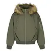 Parka Curta Justa Estilo Americano Inverno 2026 Nova Yidao Casaco de Algodão para Homens e Mulheres com Gola e Capuz de Pelo Espessados