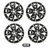 Adecuado para cubierta de buje de rueda BMW ix3 protección de borde completo antiarañazos modificación accesorios de protección frotamiento negro brillante/de dos piezas