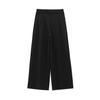 Venta al por mayor transfronteriza estilo europeo y americano moda verano 2025 cinturón fino Joker simple suelto pierna ancha pantalones casuales mujer K41372