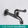 Pistola de Grifo de Latón de Alta Calidad de Apertura Rápida Set de Grifos para Lavadora Color Gris Boquilla para Grifo de Fregadero de Mopa Mediana-Larga Extendida