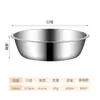 Tigela de Ração para Cachorro Grande Tigela para Animal de Estimação Grande com Forro Combinando Tigela para Gato Tigela de Sopa de Aço Inoxidável 18cm Tigela Grande para Cachorro Tigela para Cachorro