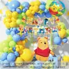 Novo Balão de Folha de Alumínio Feliz Aniversário Transfronteiriço Conjunto Decoração de Fundo de Aniversário para Adultos e Crianças