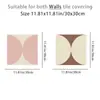 Baño Cocina Piso Pared Impermeable Resistente al Aceite Autoadhesivo PVC Simulación Azulejo 2D Pegatinas Pegatinas de Año Nuevo 2026