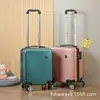 Maleta de cabina pequeña de 14 pulgadas 20 x 30 x 40 cm para primavera y otoño/estilo occidental equipaje de mano para abordar