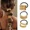 Presilhas de Cabelo Estilo Europeu e Americano, Argolas de Cabelo Minimalistas e Cool de Liga, Elásticos de Cabelo para Mulheres, Novos Acessórios de Cabelo de Alta Qualidade, Faixas de Cabelo em Estoque