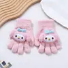 Guantes de Invierno Cálidos para Niños y Niñas, Guantes de Felpa de Cinco Dedos para Niños Pequeños, Guantes de Esquí de Punto para Niños