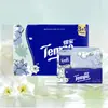 Caja de servilletas de papel Temp/Debao fragancia suave a jazmín, 4 capas, 90*16 paquetes, caja completa, venta al por mayor de papel