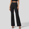 Ropa de Mujer para Exportación Europea y Americana Amazon Pantalones Acampanados de Yoga para Mujer Pantalones Deportivos de Pierna Ancha con Levanta Glúteos de Cintura Alta de Lycra Ligeramente Acampanados