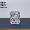 Creativo Hogar Patrón Diamante Tallado Flor Vaso Espíritu Vaso Vaso Vino Extranjero Copa de Vino Copa de Vino Copa de Vino Copa de Vino Copa de Vino Copa de Vino Pequeña