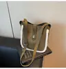Nova Moda Inverno 2025 Bolsa Retro de Couro Camurça para Mulheres, Bolsa Saco Patchwork, Bolsa Transversal Casual para o Dia a Dia
