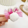 Gomas para el Cabello de Dibujos Animados Estilo Japonés y Coreano Sanrio, Pinzas para el Cabello Versátiles Lindas y Femeninas, Gomas para el Cabello de Felpa Frescas y de Moda