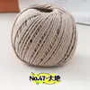 Fio de algodão oco de 2 mm em estoque, mesmo estilo do Xiaohongshu, fio de fio redondo para tricotar bolsas, cordas, bolsas de crochê, fio para DIY artesanal