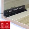 Suporte de Ângulo em Aço Inoxidável Preto 90 Graus Suporte de Ângulo de Ferro para Fixação em Ângulo Reto Peça de Conexão para Placa de Móveis de Ferro Angular em L