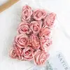 Cabeças de Flores de Rosa Artificiais para Caixas de Doces de Casamento, Lembrancinhas, Decoração, Flores Artificiais, Materiais DIY, Boutonnières, Acessórios de Cabeça, Flores de Casamento