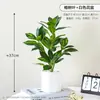Decoração de planta em vaso de planta verde para simulação transfronteiriça sala de estar bar flor artificial flor de simulação decoração de flor de alto nível