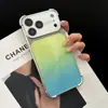 Funda de teléfono de aurora degradada electrochapada en cuatro esquinas adecuada para Apple 17PROMAX, cobertura completa 14, sensación de alta gama 16, estilo de lujo ligero 15
