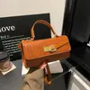 Mini Bolso Kelly de Textura Tejida para Mujer Bolso de Hombro Único Bolso de Mano de Moda Bolso Cuadrado Pequeño Estilo Coreano Bolso de Mano Cruzado de Nicho