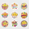 1 Rollo/500 Hojas de Pegatinas Estrellas Creativas Personalizadas de Recompensa para Niños, Pegatinas de Ánimo, Pegatinas para Sellar Embalajes, Notas Adhesivas