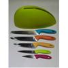 Utensilios de cocina Cuchillo Colorido Juego de 6 Piezas Mango de Caparazón de Tortuga Caparazón de Tortuga Pequeño Cubierta de Asiento Colorida Cuchillo de Chef Hachuela para Carne Cuchillo Multiusos Cuchillo