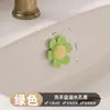 Bonito accesorio de tapa de sellado de silicona a prueba de fugas para el lado del agujero de drenaje del lavabo, diseño de flor a prueba de insectos y olores