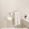 Barra de Toalla Recta de Acero Inoxidable 304 Sin Taladro para Baño Estante Creativo para Toallas Estante Minimalista para Almacenamiento de Toallas de Baño