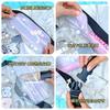 Bolsa de celular impermeável fofa bolsa de cintura impermeável para celular com tema de desenho animado bolsa de armazenamento à prova d'água com tela sensível ao toque para natação bolsa de armazenamento para viagens de rafting mergulho