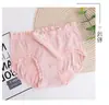 [Embalado Individualmente] Roupa Íntima Feminina Seamless de Grafeno, Cintura Média com Renda, Forro 100% Algodão, Roupa Íntima para Meninas