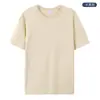 Venda Direta de Fábrica Camiseta 180g Algodão Puro Personalização Team Building Corporativo Publicidade Camisetas de Manga Curta para Homens e Mulheres Impressão de Logotipo Personalizado