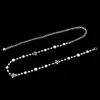 Cinturón de Cadena de Perlas con Hilo de Metal para Mujer Moda Versátil Cadena Decorativa de Alta Gama para Cintura Delgada Listo para la Venta
