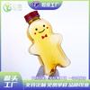 Taza para Bebida de Hombre de Jengibre 350ml 500ml Taza de Té de Leche Popular en Internet Botella de Plástico Transparente Botella para Bebidas de Mascotas Sub-Botella