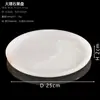 Mesa de Exhibición de Mármol Italiano Vajilla Adornos Sala de Muestras Mobiliario Blando Estilo de Diseñador Piedra Natural Platos de Cena Occidentales Sensación de Alta Gama