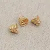 Nueva joyería de bricolaje, sombrero de flor de cobre puro, accesorios de cuentas hechos a mano, estilo retro, horquilla, material para pendientes, accesorios