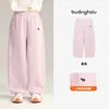 Pudding Haru Roupa de Outono Meninas Roupas Infantis Calças 2026 Outono Novo Estilo Infantil Simples Versátil Casual Calças Longas