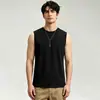 Camiseta Interior Sin Mangas Antibacteriana de Algodón de Seda 7A para Hombre, Camiseta de Tirantes Deportiva, Camiseta Sin Mangas de Seda Helada de Secado Rápido con Sensación Fresca, Camiseta Interior de Fitness de Color Sólido