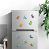 20 Peças de Adesivos Magnéticos Originais de Dinossauro Cartoon 3D, Magnéticos Macios de Animais Fofos e Divertidos do Vale das Nuvens para Geladeira, Decoração