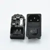 Enchufe de CA Tres en Uno AC-01 con/sin Luz Socket de Pines con Interruptor de Fusible Opcional