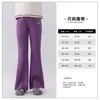 Body Ropa Infantil Niñas Pantalones Forrados de Polar Orly Pantalones de Polar Micro-Acampanados 2026 Invierno Nuevas Llegadas Otoño Invierno Pantalones Largos Cálidos