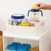 Estante de almacenamiento para productos para bebés, mueble para refrigerios, carrito, mesita de noche móvil para sala de estar, mesa de alimentación con cajones multicapa para bebés