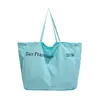 Bolsa de ombro minimalista estilo coreano, bolsa tote casual da moda 2026, grande capacidade, leve e adequada para compras