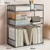 Estante de mesa, organizador de arquivos de vários níveis, suporte para armazenamento de pastas, suporte para livros A4 de grande capacidade, organizador de mesa