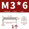 Tornillos de Cabeza Plana Delgada niquelados, de Forma Delgada, de Borde Delgado, Cabeza Plana Grande, Cabeza Plana Negra, Tornillos Phillips, Cabeza Plana M2M3M4M5M6