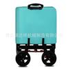 Carrinho de Camping, Trailer de Camping com Toldo, Carrinho Infantil, Carrinho de Tecido Dobrável com Alça de Empurrar/Puxar