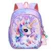Mochila Escolar para Jardim de Infância, Classe Pré-Escolar, Turma Pequena e Média, Mochila da Kuromi Elsa Princesa, Bolsa Infantil, Mochila Fofa de Desenho Animado