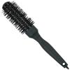 Peine de tubo de aluminio negro con cerdas de cerdo, peine cilíndrico de cerámica de aire, peine para peinar cabello rizado de alta temperatura, con explosiones transfronterizas