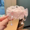 Corda de cabelo de laço infantil nova tiara de Princesinha Hanfu pulseira de cabelo de menina celebridade da internet corda de cabelo acessórios de cabelo elástico de cor